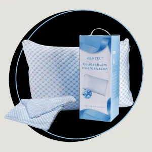 Koudschuim Kussen + extra koud-koud kussensloop