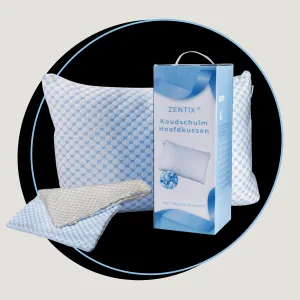 Koudschuim Kussen + extra warm-koud kussensloop